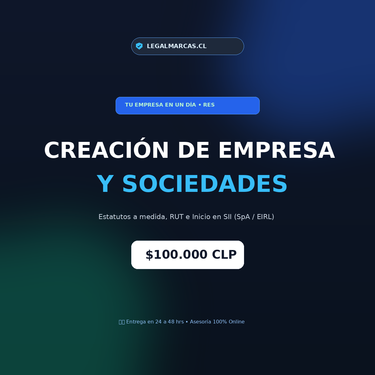 Formalización Express SpA / EIRL: Estatutos a Medida en Tu Empresa en un Día